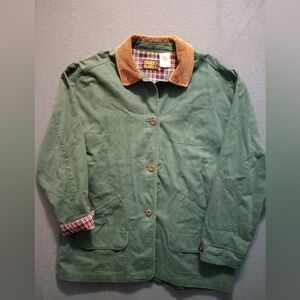 Vintage Route 66 Chore Coat Green Women's XL